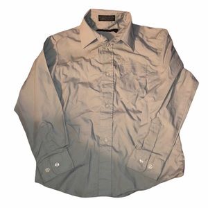 5/$15 Dockers BOYS gray long sleeve button down size 7